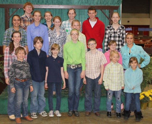 Junior Shetland Exhibitors at NAILE 2011